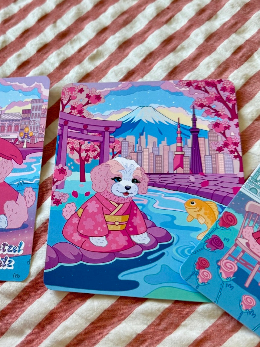 Cherry Blossoms in Tokyo Postcard – Pretzel Palz